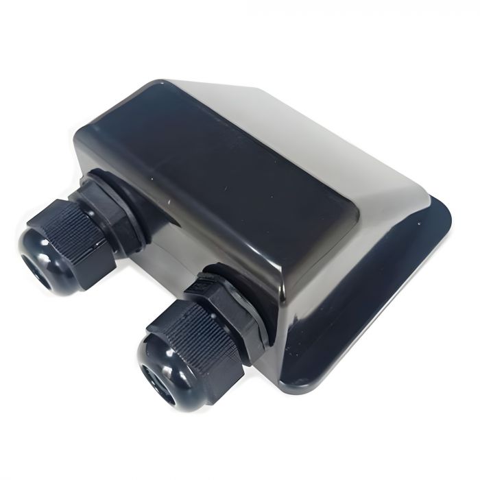 Dakdoorvoer voor zonnepaneel kabels met blindplug zwart