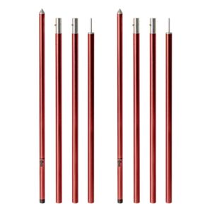 Bardani 4-delige luifelstokkenset aluminium 130 - 230 cm