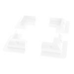 Beaut Hoeksteunen voor zonnepaneel wit