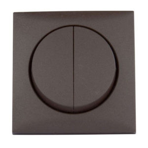 Berker Dubbele wipschakelaar bruin