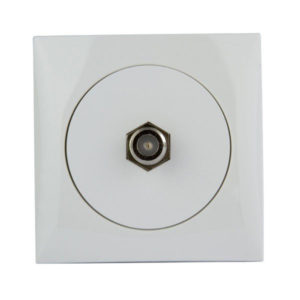 Berker SAT-F-con antenneverbindingsdoos wit