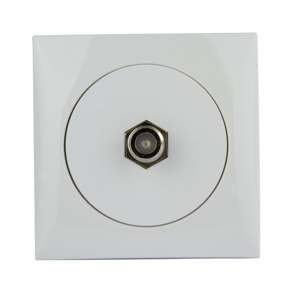 Berker SAT-F-con antenneverbindingsdoos wit