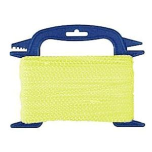 Campking Nylon scheerlijn op haspel neon geel