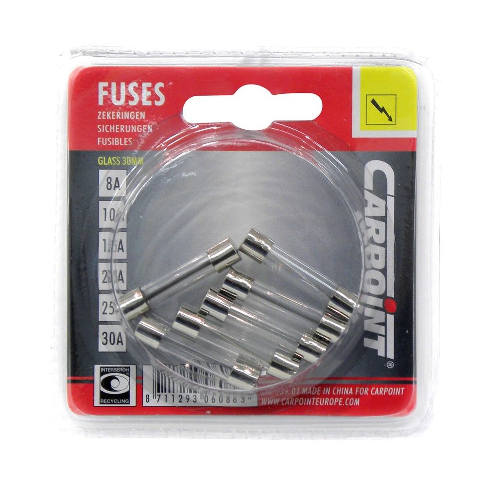 Carpoint Assortiment glaszekeringen