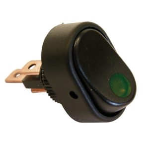 Carpoint Schakelaar 12V led rond groen