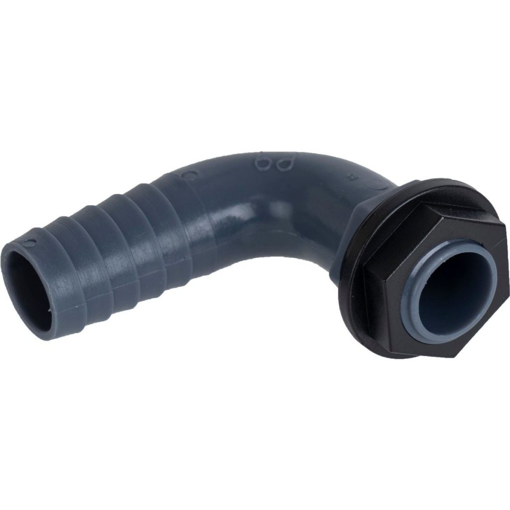 CKW Tankdoorvoer haaks 20 mm 1/2