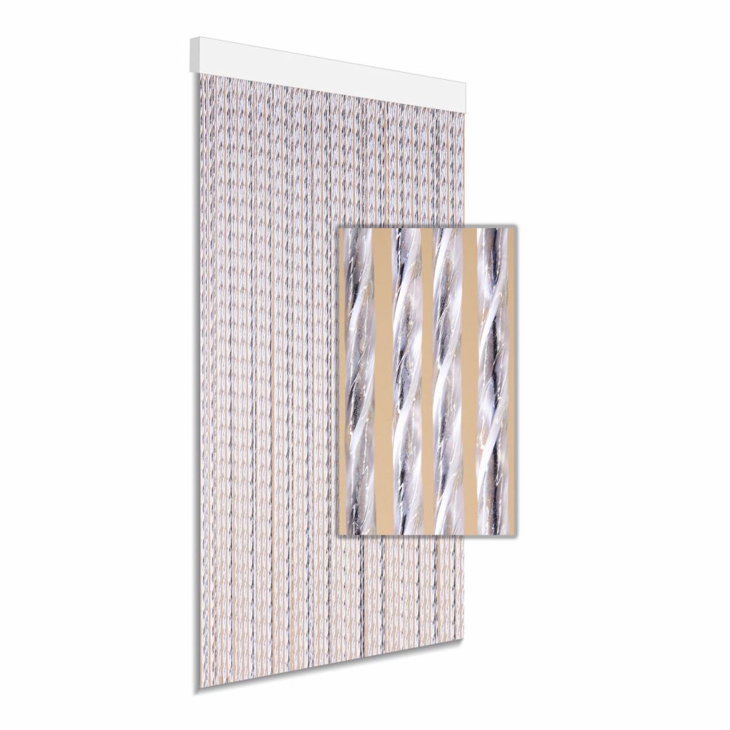 Degor vliegengordijn kunststof grijs 180 x 60 cm