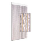 Degor vliegengordijn kunststof grijs 180 x 60 cm