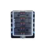 DG Rubber ATO steekzekeringhouder + 10 leds