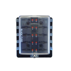 DG Rubber ATO steekzekeringhouder + 10 leds