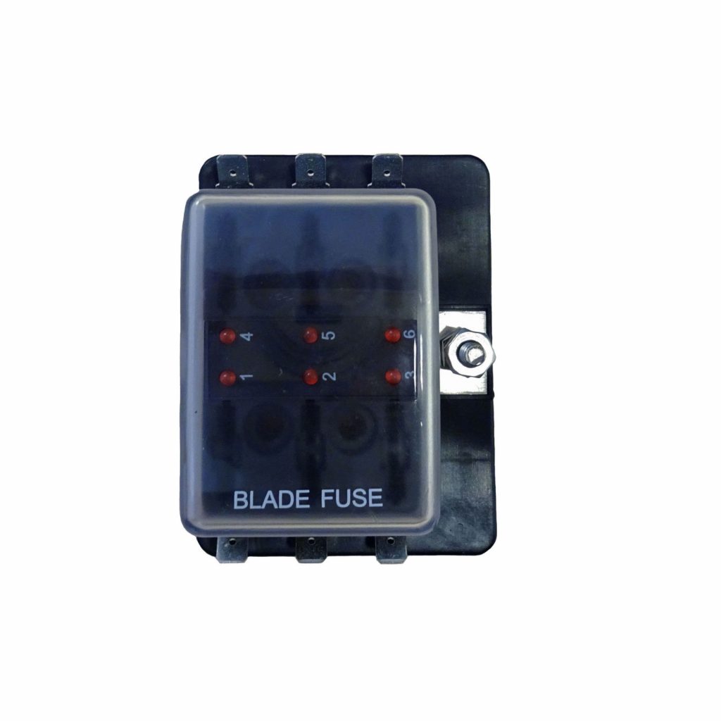 DG Rubber ATO steekzekeringhouder + 6 leds