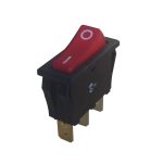 Dometic Koelkastschakelaar 12 volt rood met lampje