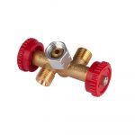 DWS 2-weg gaskraan 1/4 links