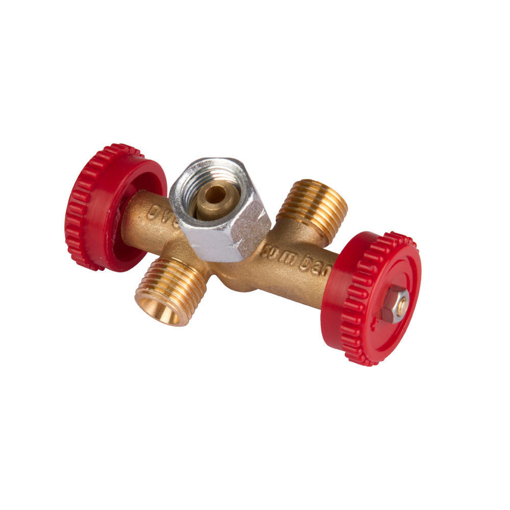 DWS 2-weg gaskraan 1/4 links