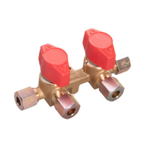 DWS 2-weg gasverdeelkraan 8 mm