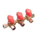 DWS 3-weg gasverdeelkraan 8 mm