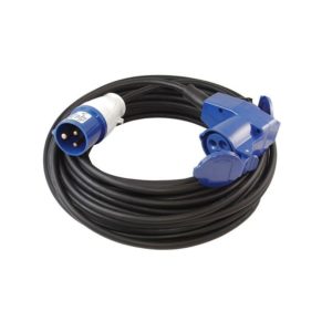 DWS CEE haakse verlengkabel met stopcontact 30 meter