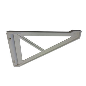 DWS Kunststof klapsteun wit