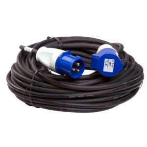 DWS Neopreen kabel inclusief CEE stekkers 20 meter
