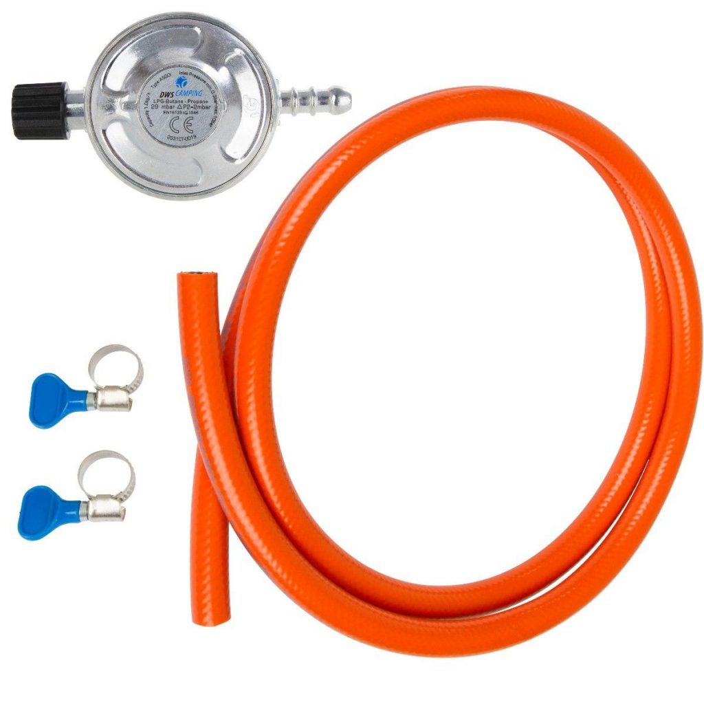 DWS regelaarset Campingaz 29 mbar met slangpilaar met slang