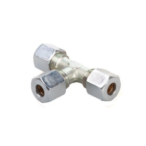 DWS T-stuk knelkoppeling 8 mm staal