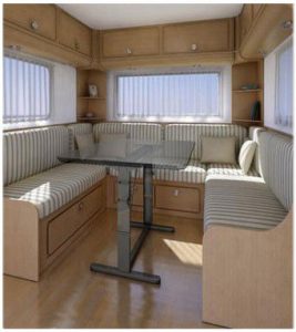 Fawo lifttafelpoot 60 cm bruin