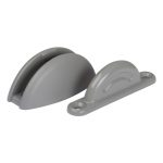 Plopp deurvanger grijs 2- delig