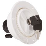 Fawo Watervuldop met slot kort wit