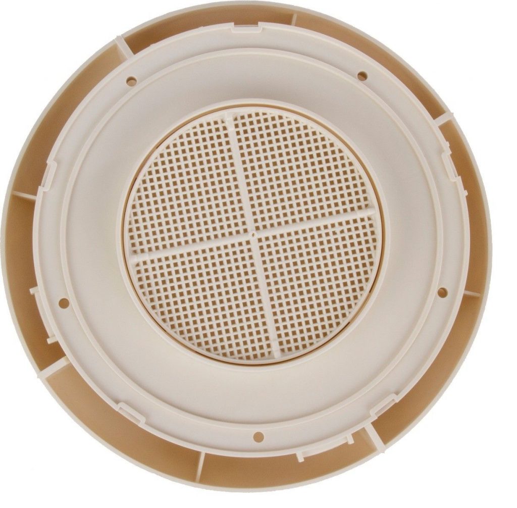 Zadi Dakventilator permanent wit