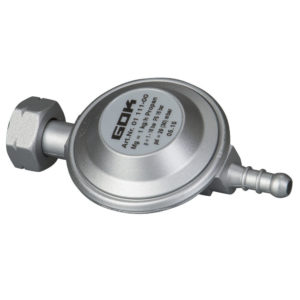 GOK Gasdrukregelaar universeel 30 mbar met slangpilaar