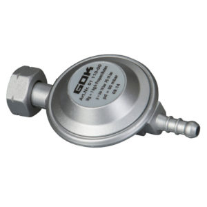 Gasdrukregelaar universeel 50 mbar met slangpilaar