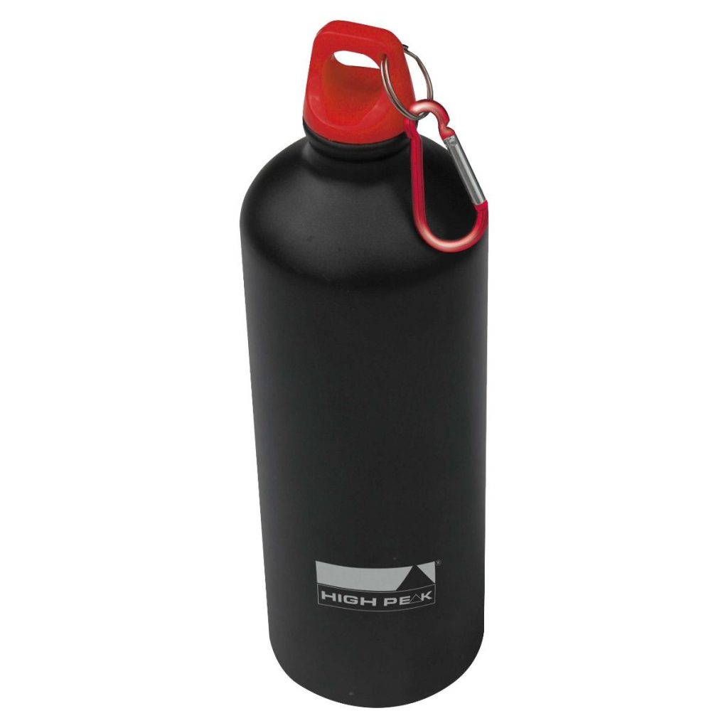 High Peak Drinkfles 1 liter zwart
