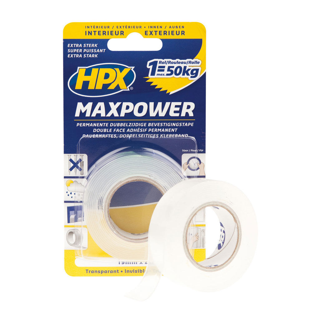 HPX Maxpower dubbelzijdige tape