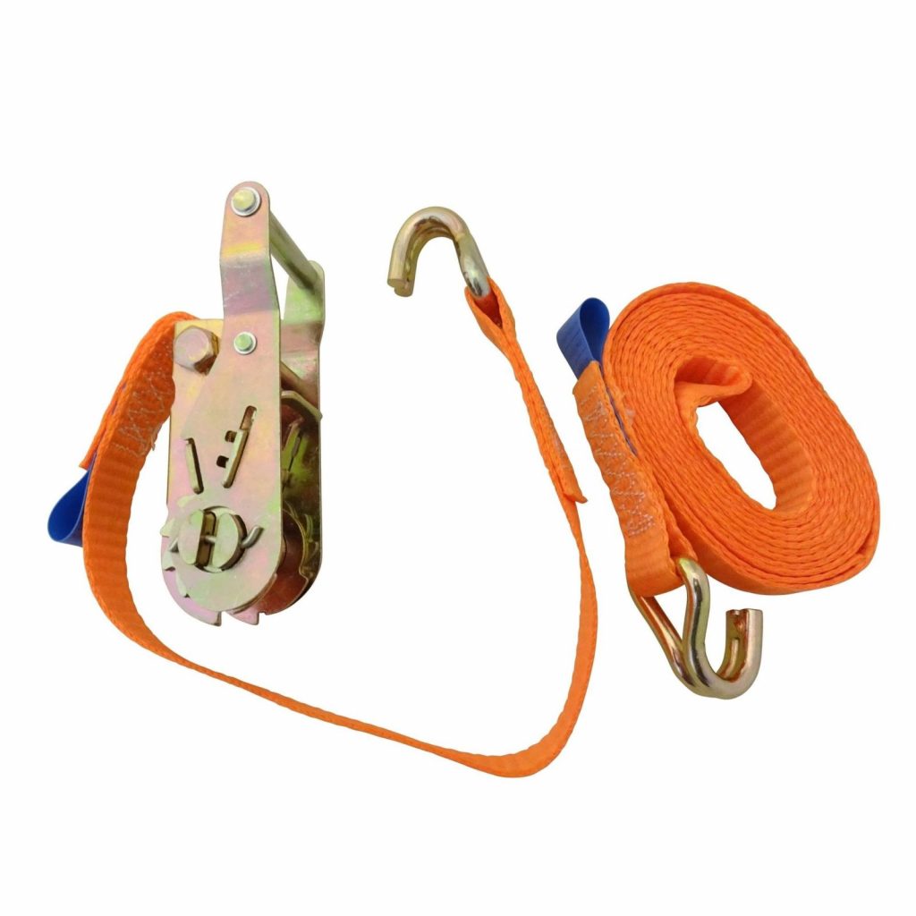 Loadlok 750/1500 daN spanband met ratel en haken 8 meter