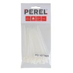 Perel Tie-wrap transparant 100 x 2,5 mm 100 stuks