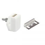 Binnenslot en schootplaatje mini wit