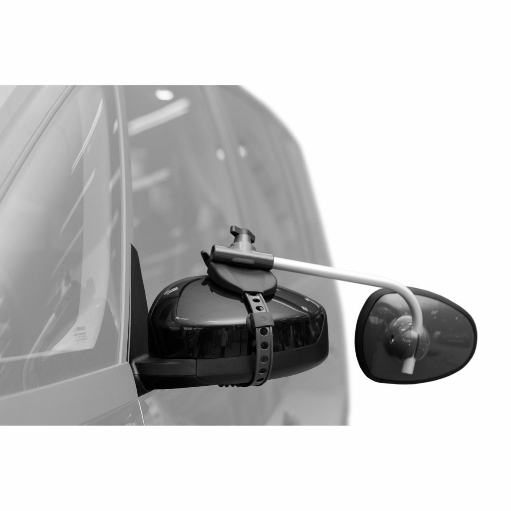 Repusel Alufor bol caravanspiegel set korte arm