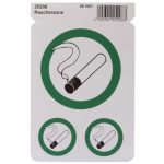 Schütz Roken toegestaan sticker