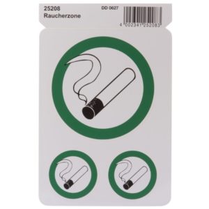 Schütz Roken toegestaan sticker