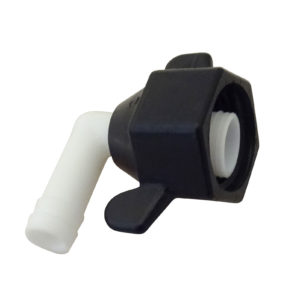 DWS Haakse aansluitnippel voor drukpomp 10 mm