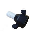 Rechte aansluitnippel voor drukpomp 12 mm