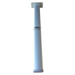 STLA Tafelpoot met middenknik wit