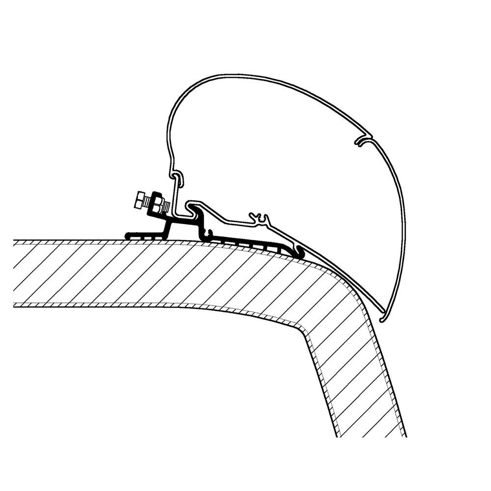 Thule Hymer SX 400 montageadapter