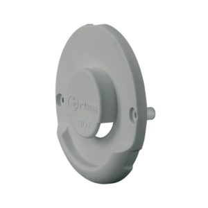 Truma wanddoorvoer rooster licht grijs