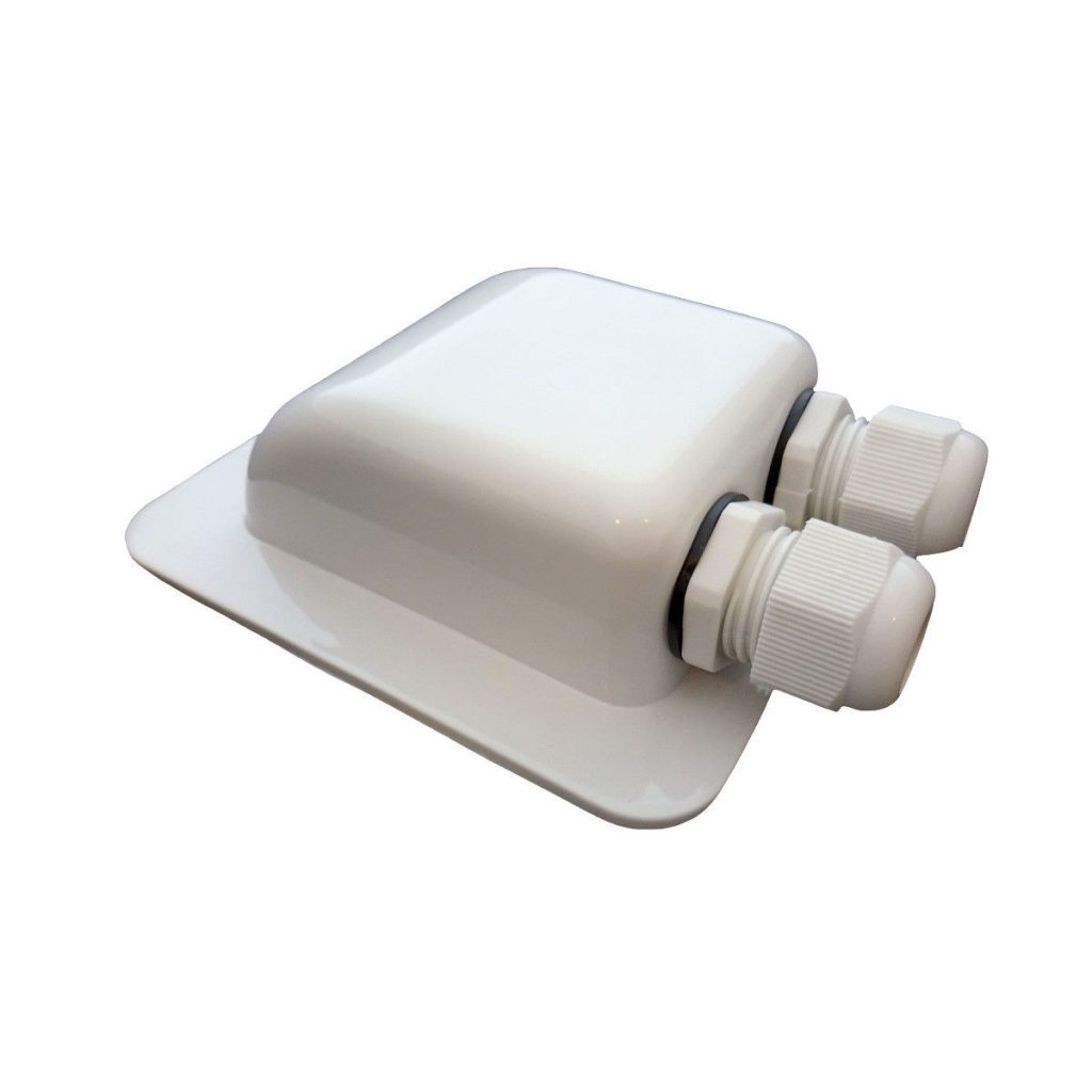 Velleman dakdoorvoer voor zonnepaneel wit