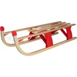 slee hout rood opvouwbaar compact