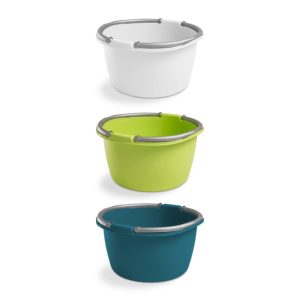 Ronde wasbak met hengsels 16 liter