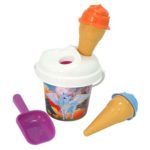 Adriatic Emmerset Ø13cm met ijshoorntjes en schepje