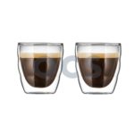 Espresso Kopjes Glas Dubbelwandig 2st.