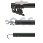 Campking extra dakligger 28/25 mm. 170-260cm carbon